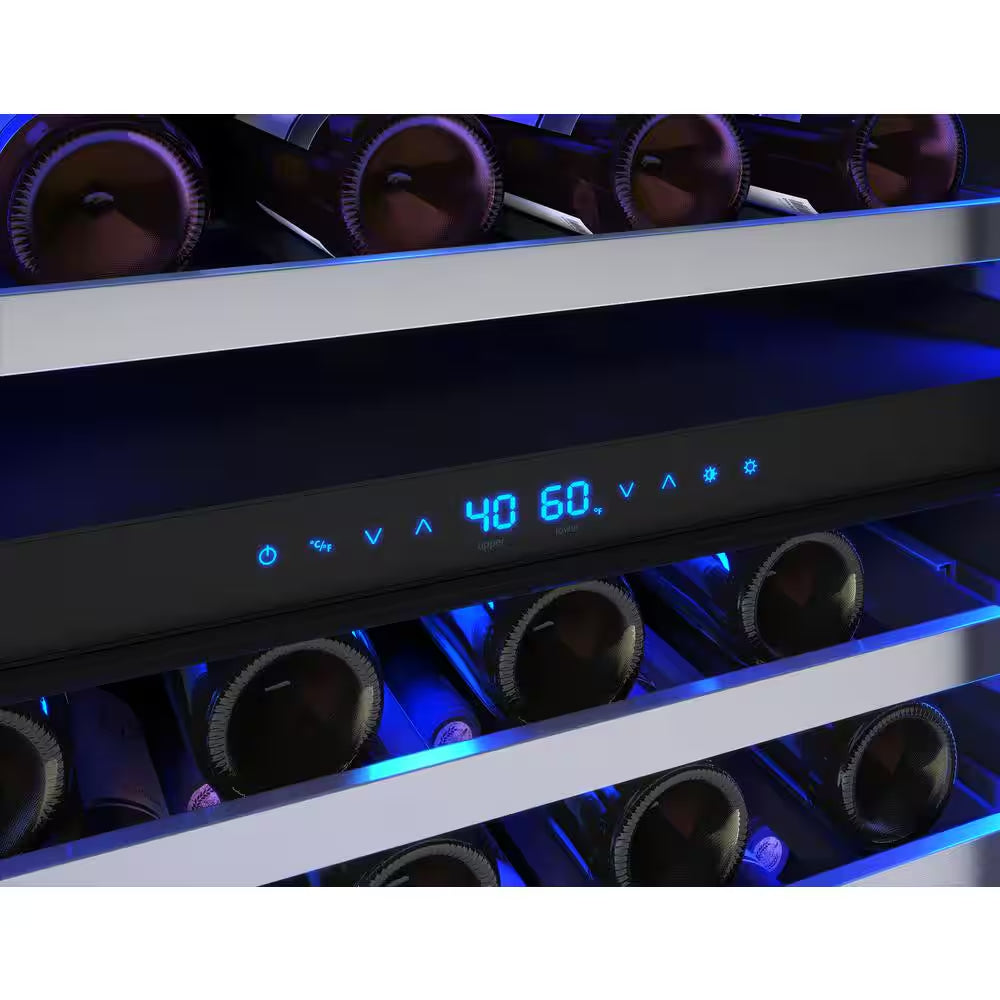 Presrv 24 In. 45-Bottle Dual Zone Wine Cooler
