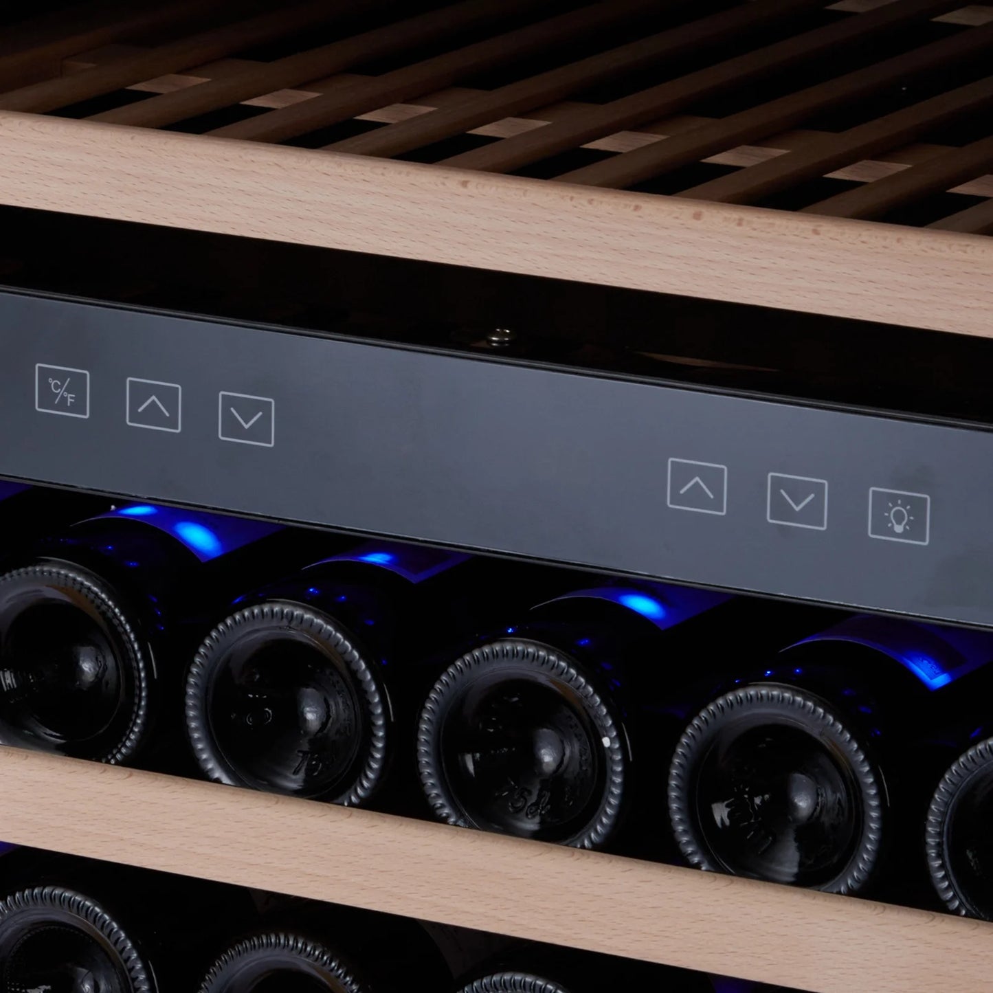 160 Bottle Large Wine Cooler Fridge, 24'' Dual Zone Stainless Steel Wine Refrigerator, Built-In Freestanding Wine Cellar, W/Lock&Temperature Control