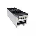 18 In. Commercial Duel Burner Gas Cooktop Stock Pot