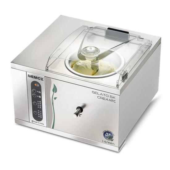 Nemox Gelato 5K CREA NTC i-Green Professional Countertop Batch Freezer
