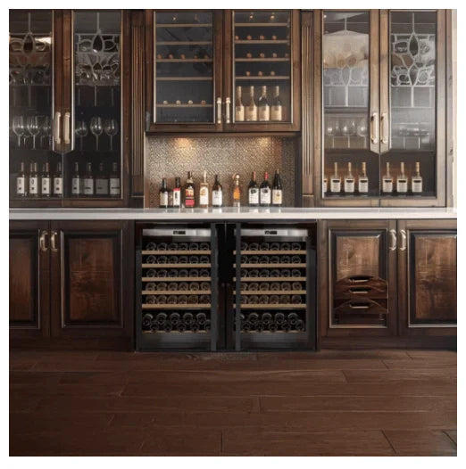 Transtherm Prestige Double Loft 144-Bottle Dual-Zone Wine Cabinet