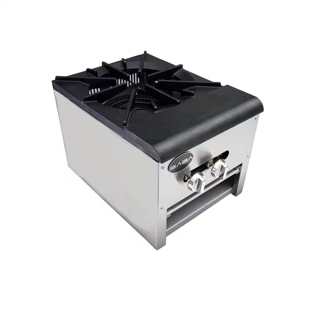 18 In. Commercial Single Burner Gas Cooktop Stock Pot