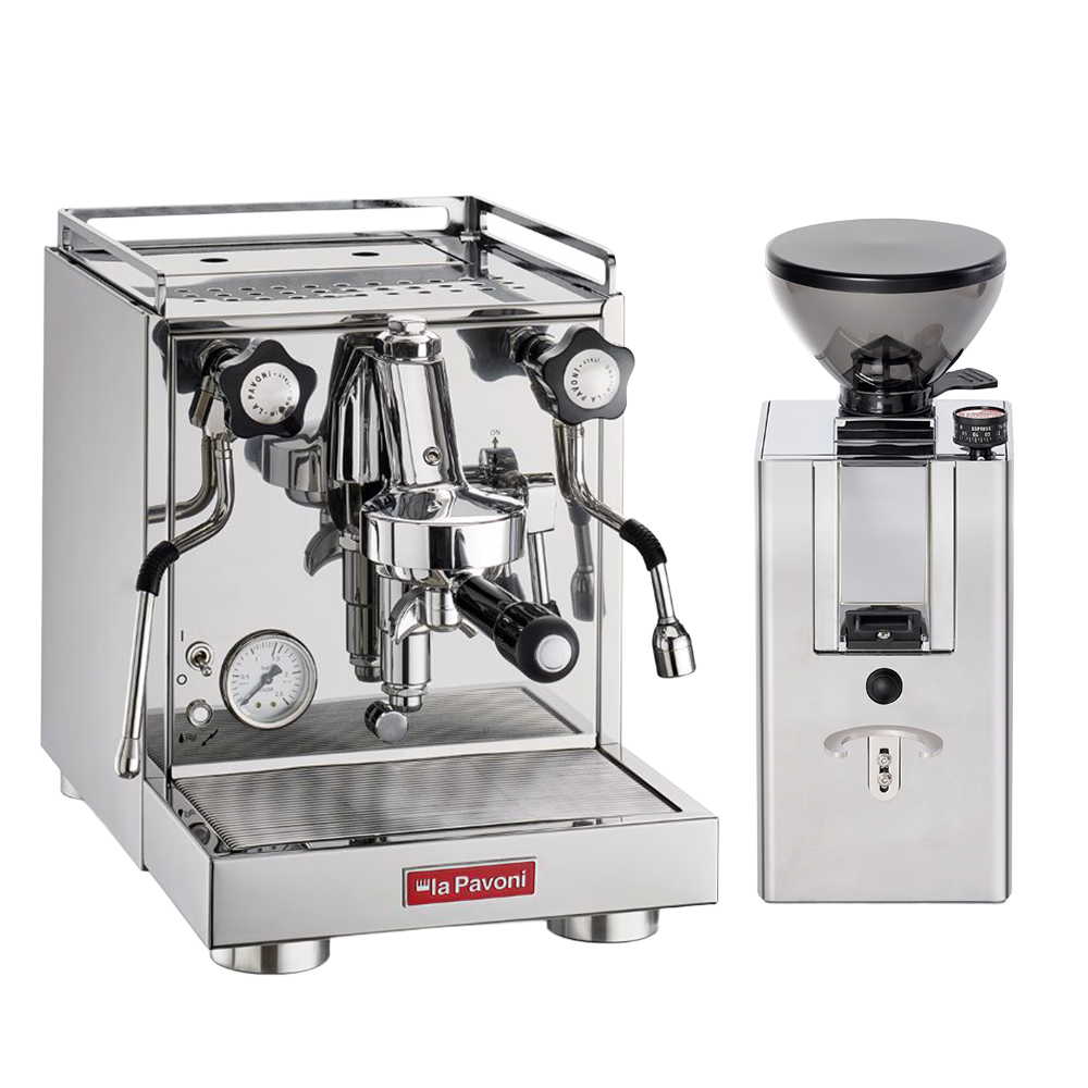 La Pavoni Cellini Classic and Kube Mill Bundle