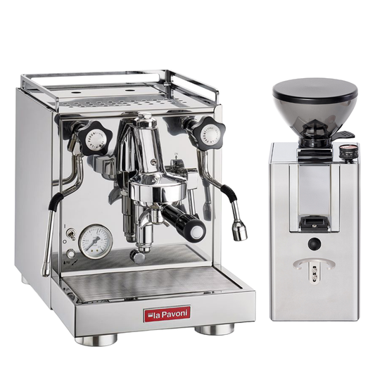La Pavoni Cellini Classic and Kube Mill Bundle