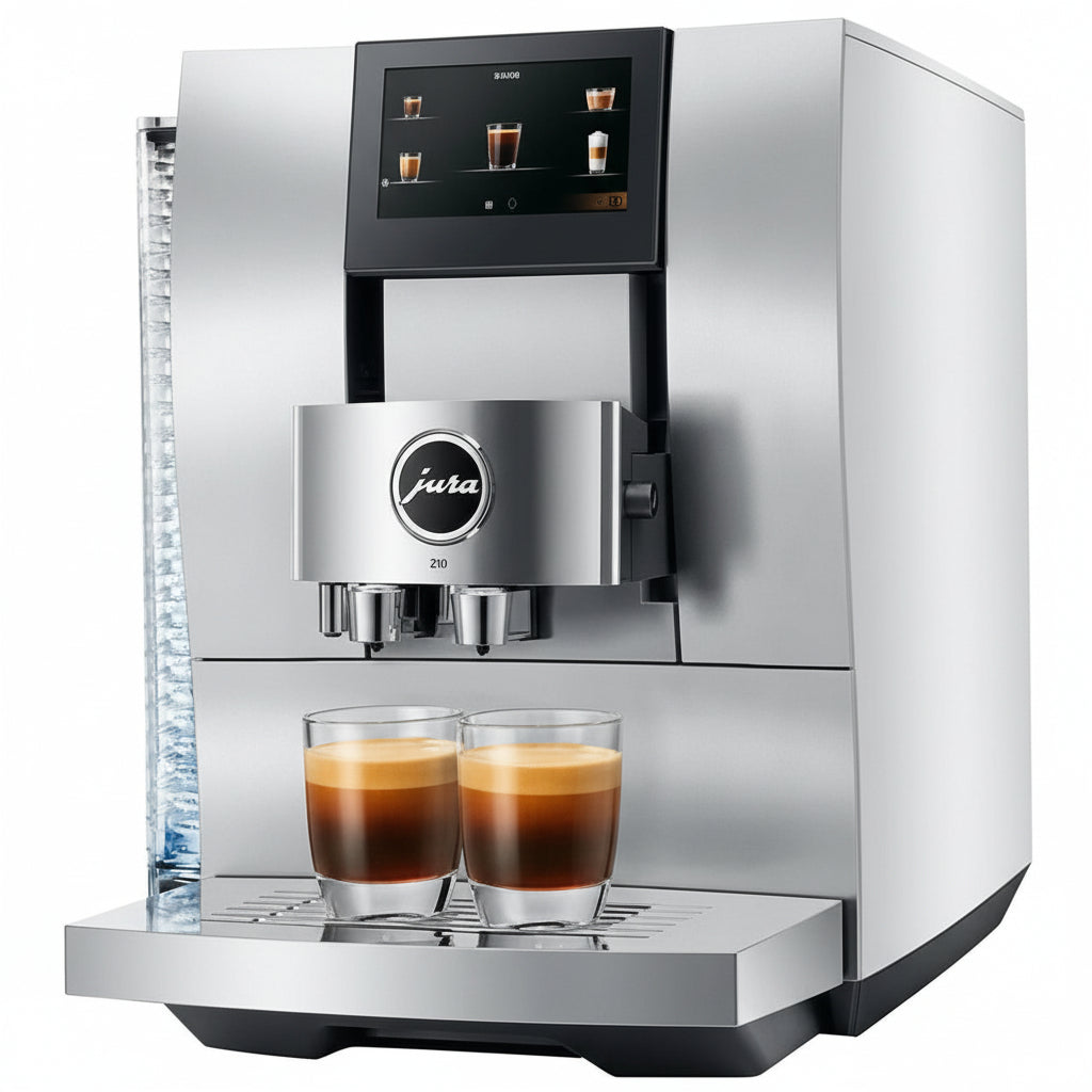 Z10 Automatic Coffee Machine for Hot and Cold Coffee (Aluminum White)