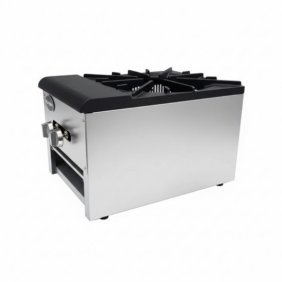 18 In. Commercial Single Burner Gas Cooktop Stock Pot